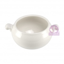 【大同磁器】P7345P 雙耳湯盅(身)-小 Φ14.5*H6.8cm