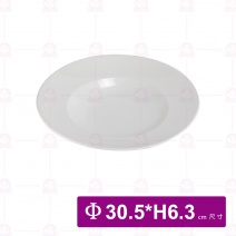 【大同磁器】P24H112 球形淺沙拉盤 12吋 Φ30.5cm