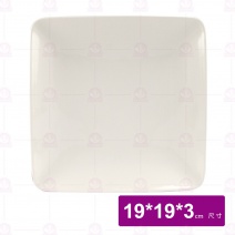 【大同磁器】P24H73 四角取盤-中 19x19xH3cm