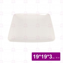 【大同磁器】P24H73 四角取盤-中 19x19xH3cm