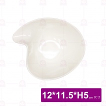 【大同磁器】P3454 瓢形碗-中 12x11.5xH5cm