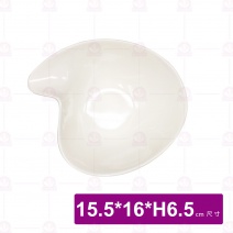 【大同磁器】P3474 瓢形碗 大 15.5x16xH6.5cm