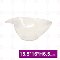 【大同磁器】P3474 瓢形碗 大 15.5x16xH6.5cm