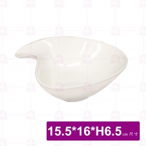 【大同磁器】P3474 瓢形碗 大 15.5x16xH6.5cm