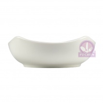 【大同磁器】P3654 方角圓深缽-中 14.6*14.6*H4.9cm