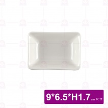 【大同磁器】P36H34 長方醬油碟 9x6.5xH1.7cm