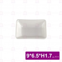 【大同磁器】P36H34 長方醬油碟 9x6.5xH1.7cm
