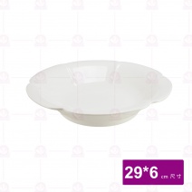 【大同磁器】P47H114 荷花邊緣盤小 29*29*H6cm