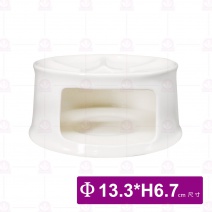 【大同磁器】P72H55 暖爐座 13.3xH6.7cm