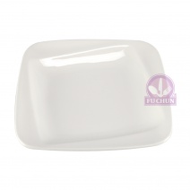 【大同磁器】P73H53B 旋型方盤-小 14.2x14.2xH2.3cm