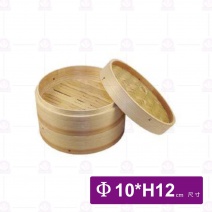 柳杉小蒸籠組(1蓋1層) Φ10xH12cm