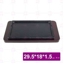 737#7-1 赤繩鐵板 29.5x18xH1.5cm(無木板)