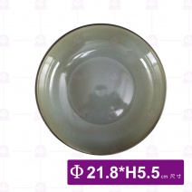 線紋矮碗-胡海8.5吋