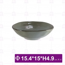 變形淺碗-胡海 6吋 15.4x15xH4.9cm