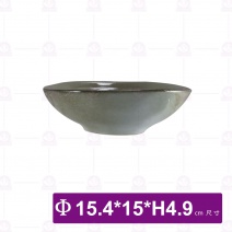 變形淺碗-胡海 6吋 15.4x15xH4.9cm