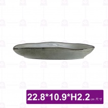 長條橢圓盤-胡海 8吋