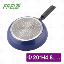 【和平Freiz】20cm日本岩石IH不沾平底鍋(MR-8134)