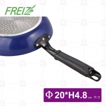 【和平Freiz】20cm日本岩石IH不沾平底鍋(MR-8134)