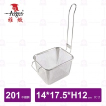 方型薯條網(小)直柄-14x17.5xH12cm