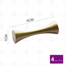 古銅金沙漏筷架-1x4cm