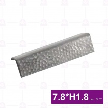 不鏽鋼錘紋筷架-7.8xH1.8cm
