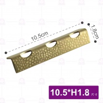 青銅金錘紋刀叉架-10.5xH1.8cm