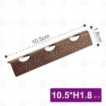 玫瑰金錘紋刀叉架-10.5xH1.8cm