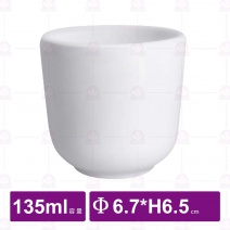 【全國磁器】TA46P 中式茶杯-135ml