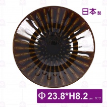 【日本製】輕量拉麵碗(白浮花)-Φ23.8xH8.2cm