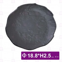 厚釜岩石灰 G1石紋多角盤(6入/盒)