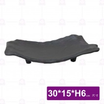 厚釜岩石灰 G10石紋燒物盤(6入/盒)