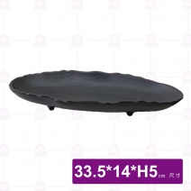 厚釜岩石灰 G11石紋長砵盤(6入/盒)