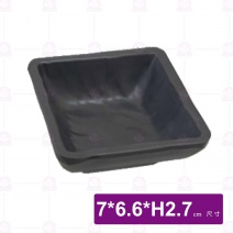 厚釜岩石灰 H1石紋單格碟(24入/盒)
