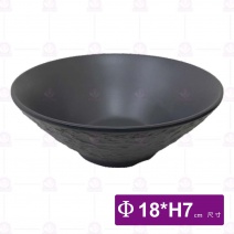 厚釜岩石灰 K12岩石紋拉麵碗(12入/盒)