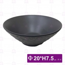 厚釜岩石灰 K13岩石紋拉麵碗(6入/盒)