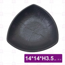厚釜岩石灰 S12裂紋三角深盤(12入/盒)