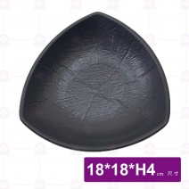 厚釜岩石灰 S13裂紋三角深盤(12入/盒)