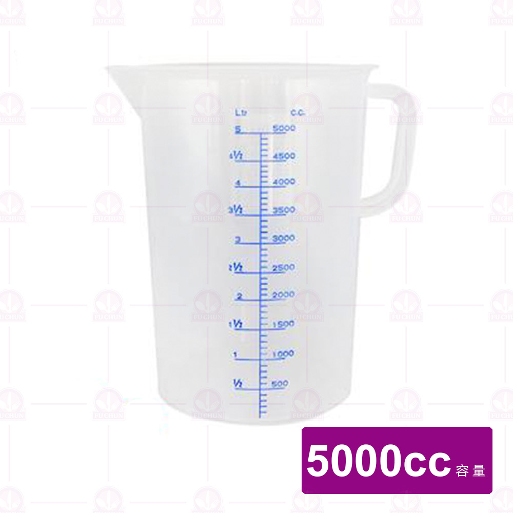 力銘量杯 5000cc (藍色刻度)