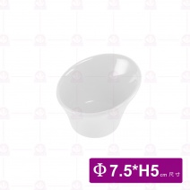 C斜口小缽 白(喇叭型)