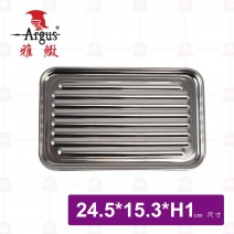 蝴蝶牌波浪型烤盤 24.5x15.3x10cm