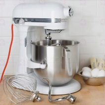 【KitchenAid】 攪拌機升降式白色 8Qt /7.5L