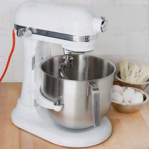【KitchenAid】 攪拌機升降式白色 8Qt /7.5L