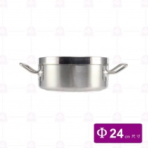 ST複合底鴛鴦鍋(04款)(不含蓋)-Φ24xH9cm