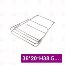 【Efay】A小姐10吋不銹鋼折疊展示架