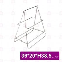 【Efay】A小姐10吋不銹鋼折疊展示架