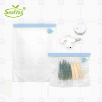 【SealVax】真空好攜袋TPU四件組-藍色(-30度-80度)