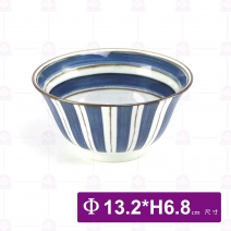 青瓷繪染-5吋日式碗