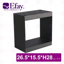 【Efay】GN 1/4 咖瑪雙層架-黑色