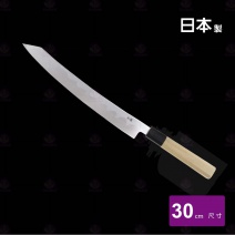 【高橋楠一刀齋虎徹】本霞青二鋼極反平鏡面-30cm