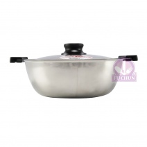 【潔豹】康潔 雙格火鍋ST蓋 /Φ 26xH9.5cm   / 3.0L